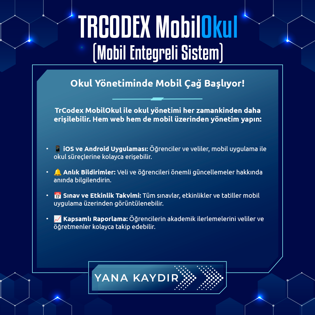EntegreOkul - MobilOkul Yazılım Sistemi - Görsel 8